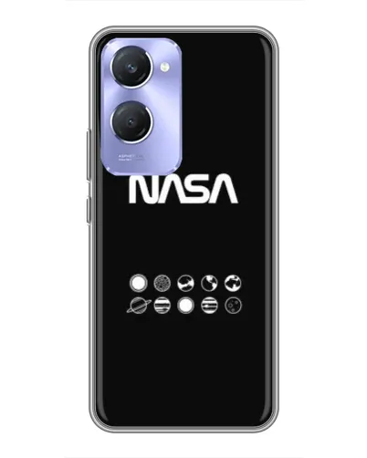 Чехол для Vivo Y36c с картинкой «NASA — технический принт» Чехол для Vivo Y36c с картинкой «NASA — технический принт»