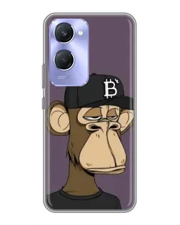 Чохол для Vivo Y36c з картинкою «Bored Ape в кепці»