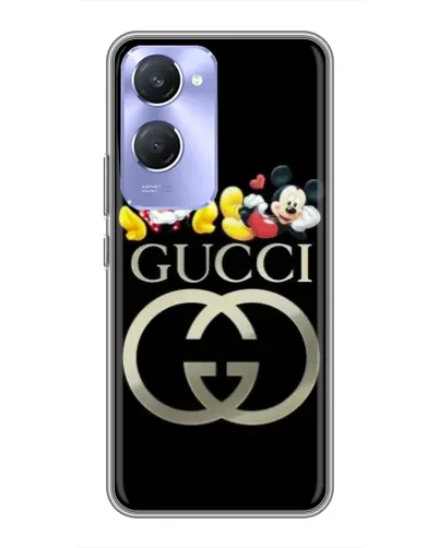 Чехол для Vivo Y36c с картинкой «Gucci — герои Disney»