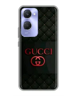 Чехол для Vivo Y36c с картинкой «Gucci — стеганый черный» Чехол для Vivo Y36c с картинкой «Gucci — стеганый черный»
