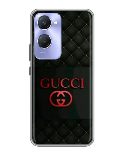 Чехол для Vivo Y36c с картинкой «Gucci — стеганый черный»