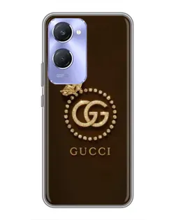 Чехол для Vivo Y36c с картинкой «Gucci — золотая бабочка» Чехол для Vivo Y36c с картинкой «Gucci — золотая бабочка»