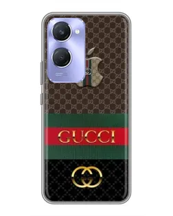 Чехол для Vivo Y36c с картинкой «Gucci — брендированный десерт» Чехол для Vivo Y36c с картинкой «Gucci — брендированный десерт»