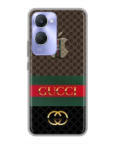 Чехол для Vivo Y36c с картинкой «Gucci — брендированный десерт»