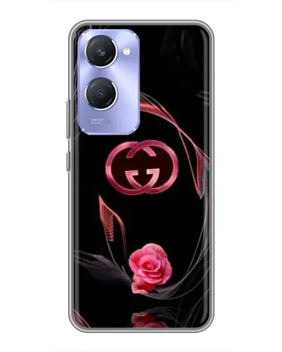 Чехол для Vivo Y36c с картинкой «Gucci — неоновая роза»