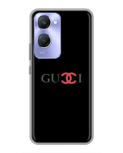 Чехол для Vivo Y36c с картинкой «Gucci — красный градиент»