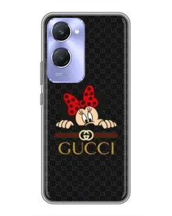 Чехол для Vivo Y36c с картинкой «Минни Маус Gucci — черный» Чехол для Vivo Y36c с картинкой «Минни Маус Gucci — черный»