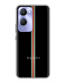 Чехол для Vivo Y36c с картинкой «Gucci — строгая линия» Чехол для Vivo Y36c с картинкой «Gucci — строгая линия»