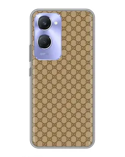 Чехол для Vivo Y36c с картинкой «Gucci — классический беж» Чехол для Vivo Y36c с картинкой «Gucci — классический беж»
