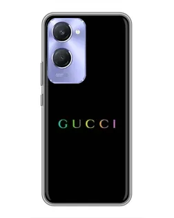 Чехол для Vivo Y36c с картинкой «Gucci — неоновый минимализм» Чехол для Vivo Y36c с картинкой «Gucci — неоновый минимализм»