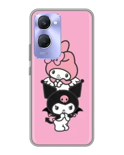 Чохол для Vivo Y36c з картинкою «My Melody та Kuromi»