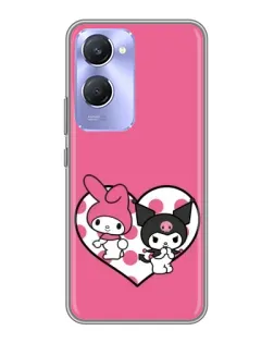 Чохол для Vivo Y36c з картинкою «Kuromi та My Melody»