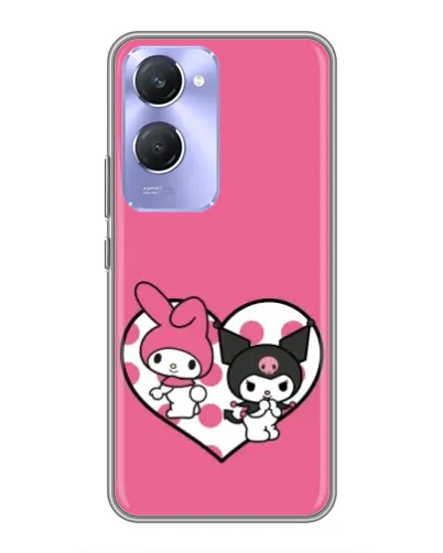 Чехол для Vivo Y36c с картинкой «Kuromi и My Melody» Чехол для Vivo Y36c с картинкой «Kuromi и My Melody»