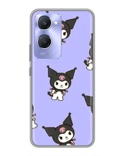 Чохол для Vivo Y36c з картинкою «Паттерн з Kuromi»
