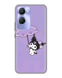 Чохол для Vivo Y36c з картинкою «Kuromi з парасолькою»