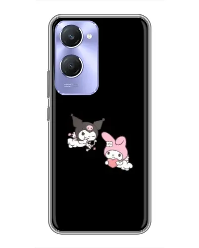 Чехол для Vivo Y36c с картинкой «My Melody и Kuromi» Чехол для Vivo Y36c с картинкой «My Melody и Kuromi»