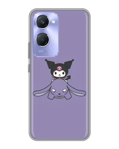 Чехол для Vivo Y36c с картинкой «Kuromi на лиловом фоне» Чехол для Vivo Y36c с картинкой «Kuromi на лиловом фоне»