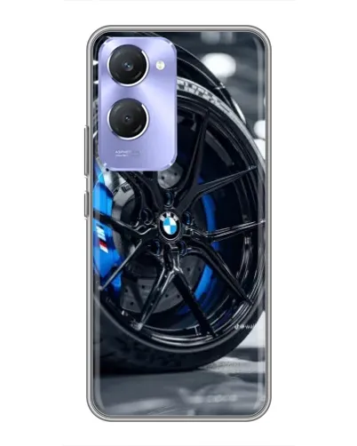 Чехол для Vivo Y36c с картинкой «Колесо BMW вблизи»