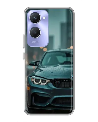 Чехол для Vivo Y36c с картинкой «BMW в огнях города»