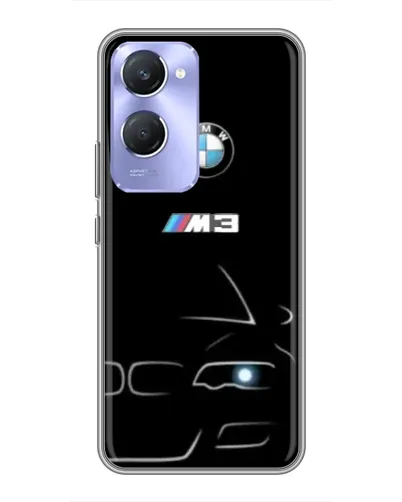 Чехол для Vivo Y36c с картинкой «Минималистичный принт BMW M3»