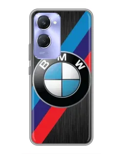 Чехол для Vivo Y36c с картинкой «BMW M-stripes стиль»