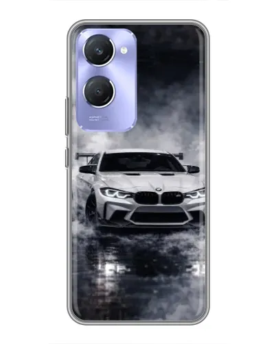 Чехол для Vivo Y36c с картинкой «BMW сквозь туман»