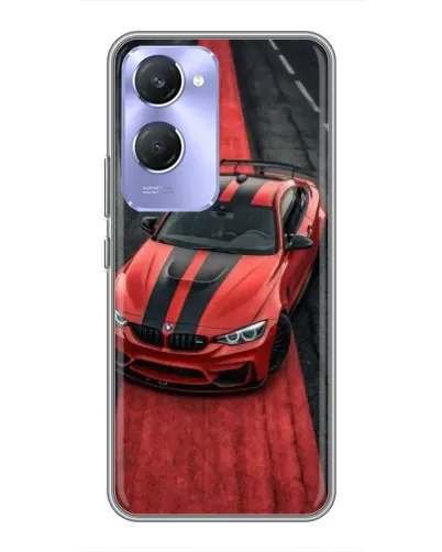 Чехол для Vivo Y36c с картинкой «BMW на красной дорожке»
