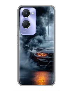 Чехол для Vivo Y36c с картинкой «BMW M-Power — абстракция»