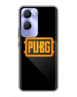 Чохол для Vivo Y36c з картинкою «PUBG — рамка лого»