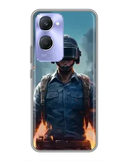 Чохол для Vivo Y36c з картинкою «PUBG — реалістичний герой»