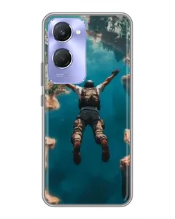 Чохол для Vivo Y36c з картинкою «PUBG — вільне падіння»