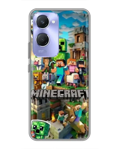 Чехол для Vivo Y36c с картинкой «Замок Minecraft» Чехол для Vivo Y36c с картинкой «Замок Minecraft»