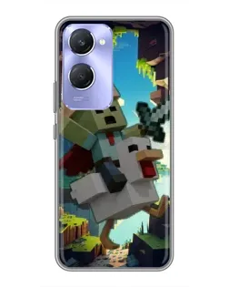 Чохол для Vivo Y36c з картинкою «Стів та гусь»