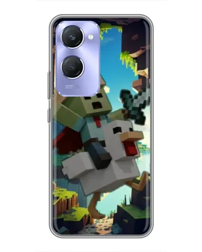 Чехол для Vivo Y36c с картинкой «Стив и гусь» Чехол для Vivo Y36c с картинкой «Стив и гусь»