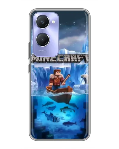 Чехол для Vivo Y36c с картинкой «Minecraft ледяной мир» Чехол для Vivo Y36c с картинкой «Minecraft ледяной мир»