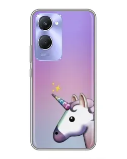 Чехол для Vivo Y36c с картинкой «Единорог градиент» Чехол для Vivo Y36c с картинкой «Единорог градиент»