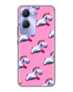 Чехол для Vivo Y36c с картинкой «Единороги на розовом» Чехол для Vivo Y36c с картинкой «Единороги на розовом»