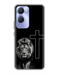 Чехол для Vivo Y36c с картинкой «Лев и Крест» Чехол для Vivo Y36c с картинкой «Лев и Крест»