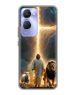 Чехол для Vivo Y36c с картинкой «Лев Иуды и Свет» Чехол для Vivo Y36c с картинкой «Лев Иуды и Свет»
