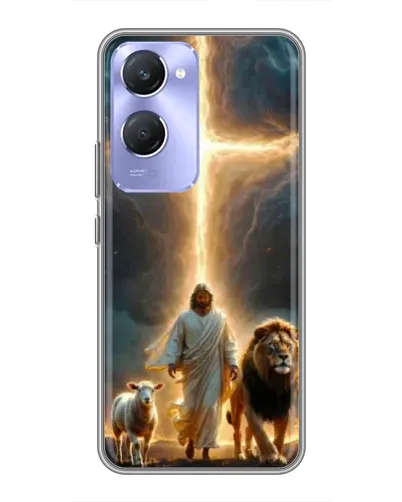 Чехол для Vivo Y36c с картинкой «Лев Иуды и Свет» Чехол для Vivo Y36c с картинкой «Лев Иуды и Свет»