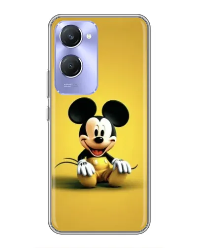 Чехол для Vivo Y36c с картинкой «Микки на желтом» Чехол для Vivo Y36c с картинкой «Микки на желтом»