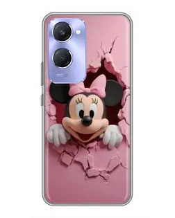 Чехол для Vivo Y36c с картинкой «Минни сквозь стену»