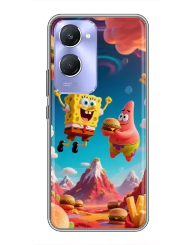 Чехол для Vivo Y36c с картинкой «Космический фастфуд» Чехол для Vivo Y36c с картинкой «Космический фастфуд»