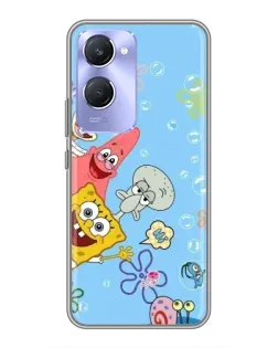 Чехол для Vivo Y36c с картинкой «Веселые пузырьки»