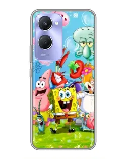 Чехол для Vivo Y36c с картинкой «Губка Боб и друзья» Чехол для Vivo Y36c с картинкой «Губка Боб и друзья»
