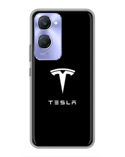 Чохол для Vivo Y36c з картинкою «Tesla White Logo» Чохол для Vivo Y36c з картинкою «Tesla White Logo»