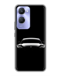Чохол для Vivo Y36c з картинкою «Фари Tesla Night» Чохол для Vivo Y36c з картинкою «Фари Tesla Night»