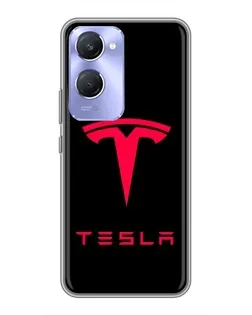 Чохол для Vivo Y36c з картинкою «Tesla Red Logo» Чохол для Vivo Y36c з картинкою «Tesla Red Logo»