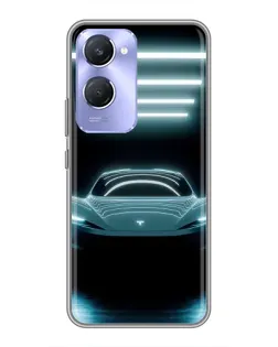 Чохол для Vivo Y36c з картинкою «Tesla в неоні» Чохол для Vivo Y36c з картинкою «Tesla в неоні»