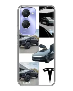 Чохол для Vivo Y36c з картинкою «Колаж Cybertruck Tesla» Чохол для Vivo Y36c з картинкою «Колаж Cybertruck Tesla»